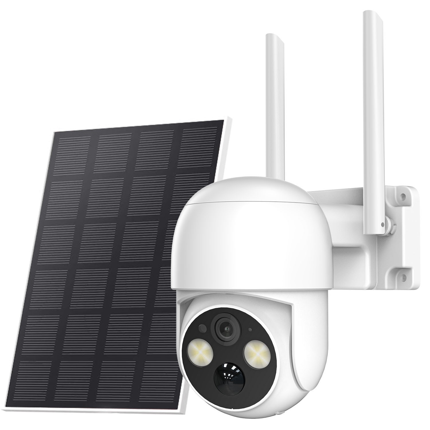 4MP Wireless Solar Power Camera Outdoor Wifi Battery Pan/Tilt Securty Camera
