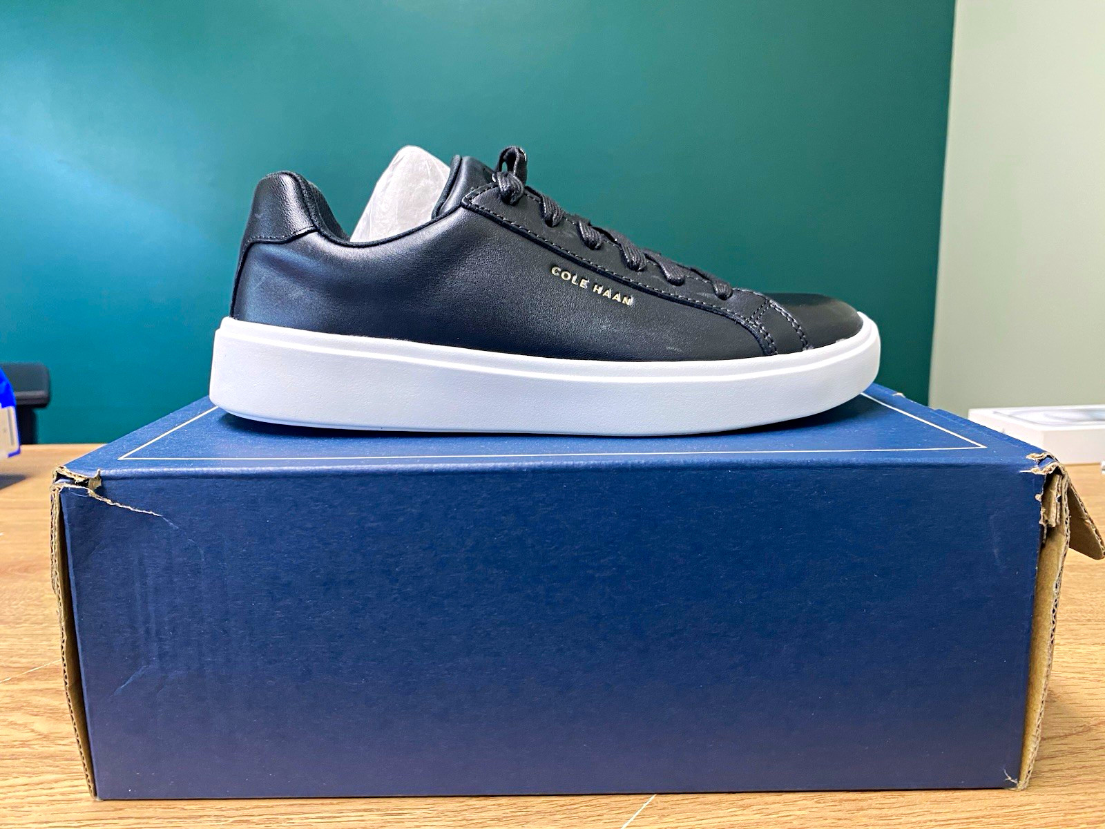 Cole Haan GC Daily Men’s Leather Lace-Up Sneaker Black/White US 6.5 B Cole Haan GC Daily Men’s Leather Lace-Up Sneaker Black/White US 6.5 B