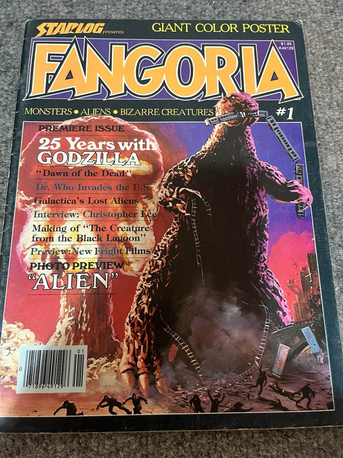 Fangoria Magazine Premiere Issue #1 Without Poster Fangoria Magazine Premiere Issue #1 Without Poster