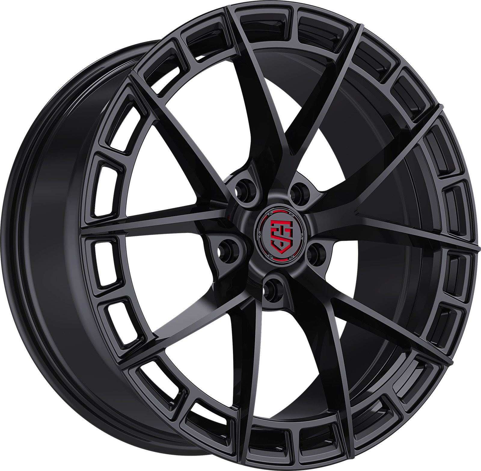 TIS Motorsports Wheels 505B 17x7.5 +35 Gloss Black 5X120 (QTY 1) A279714