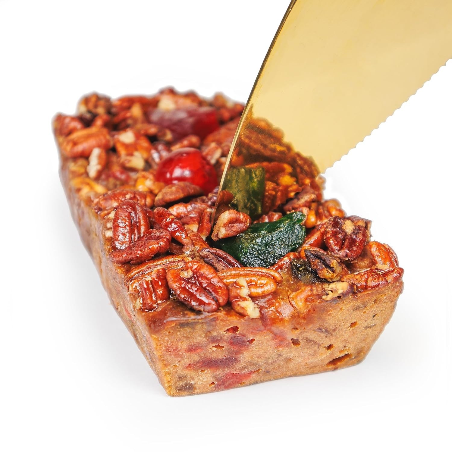 Collin Street Bakery Fruitcake - DeLuxe Loaf 2 Pack (14 oz each) - Medium 