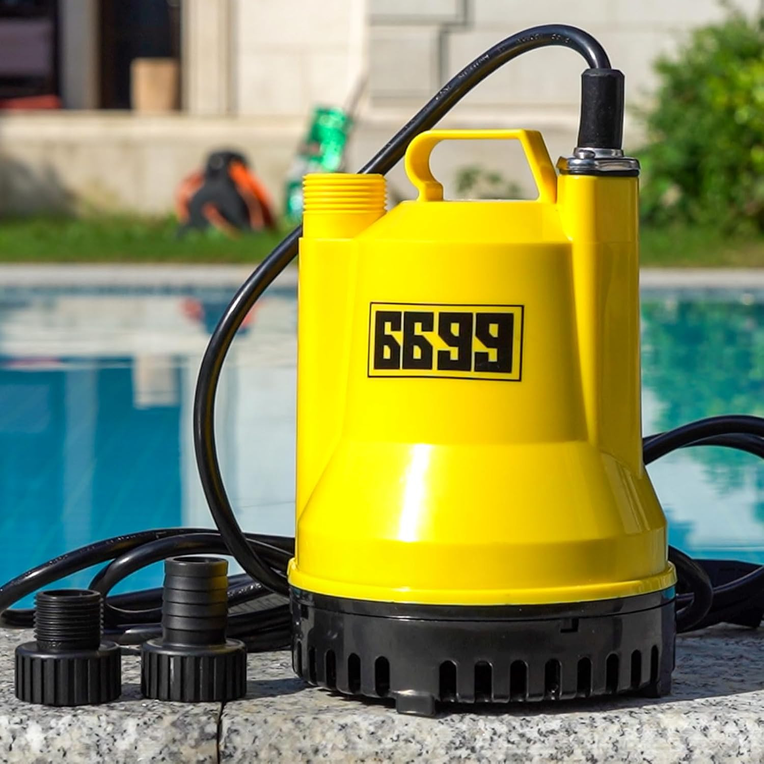 Bomba de agua sumergible de 1/6 HP fácil instalación rendimiento estable US NEW