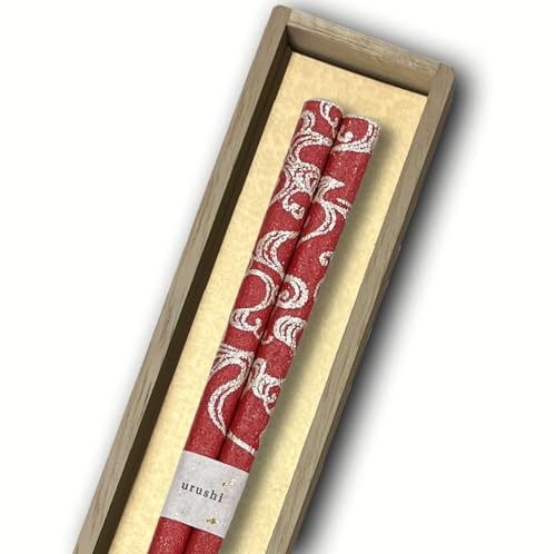 Hashimoto Kosaku Lacquerware Shop\'s Silver Wave Wajima Urushi Chopsticks Dry