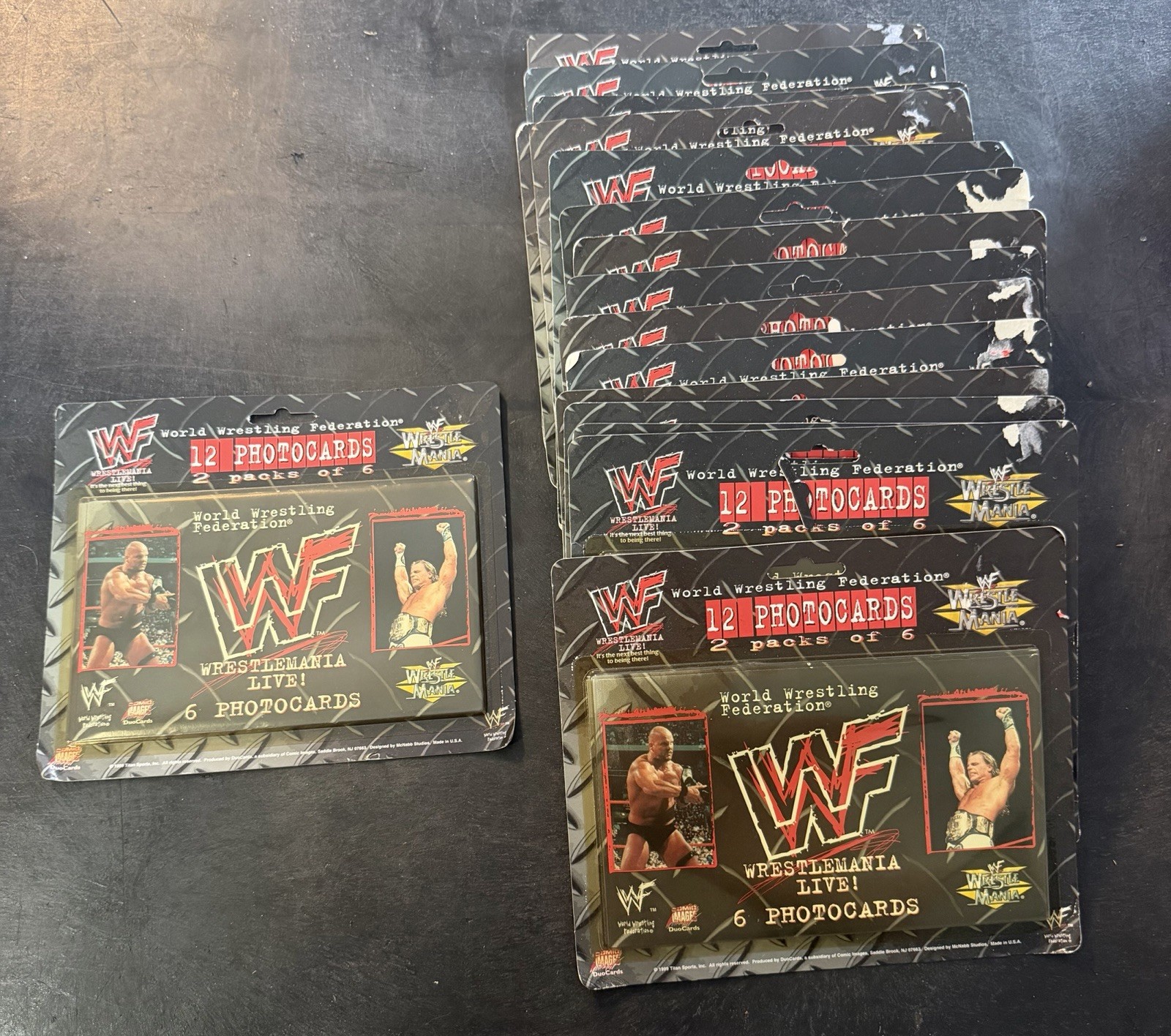 Lot of 16 - 1999 World Wrestling Federation Photocards Stone Cold Cards WWF WWE