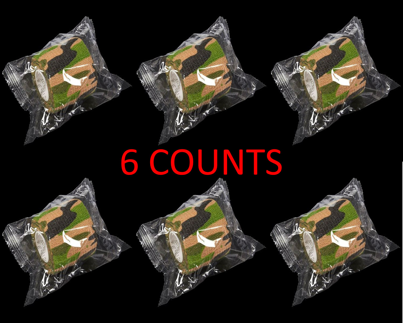6/12/24pcs Tattoo Camouflage Sensi-Wrap Self Adherent Individual Wrap 2\
