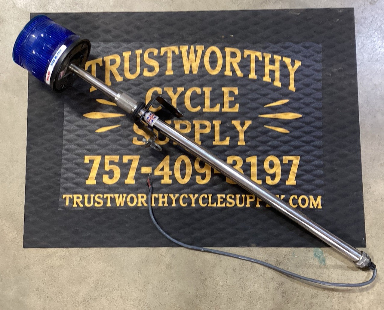 RARE OEM HARLEY FXRP FLHTP WHELEN POLE LIGHT ASSEMBLY 67623-88A VINTAGE ORIGINAL