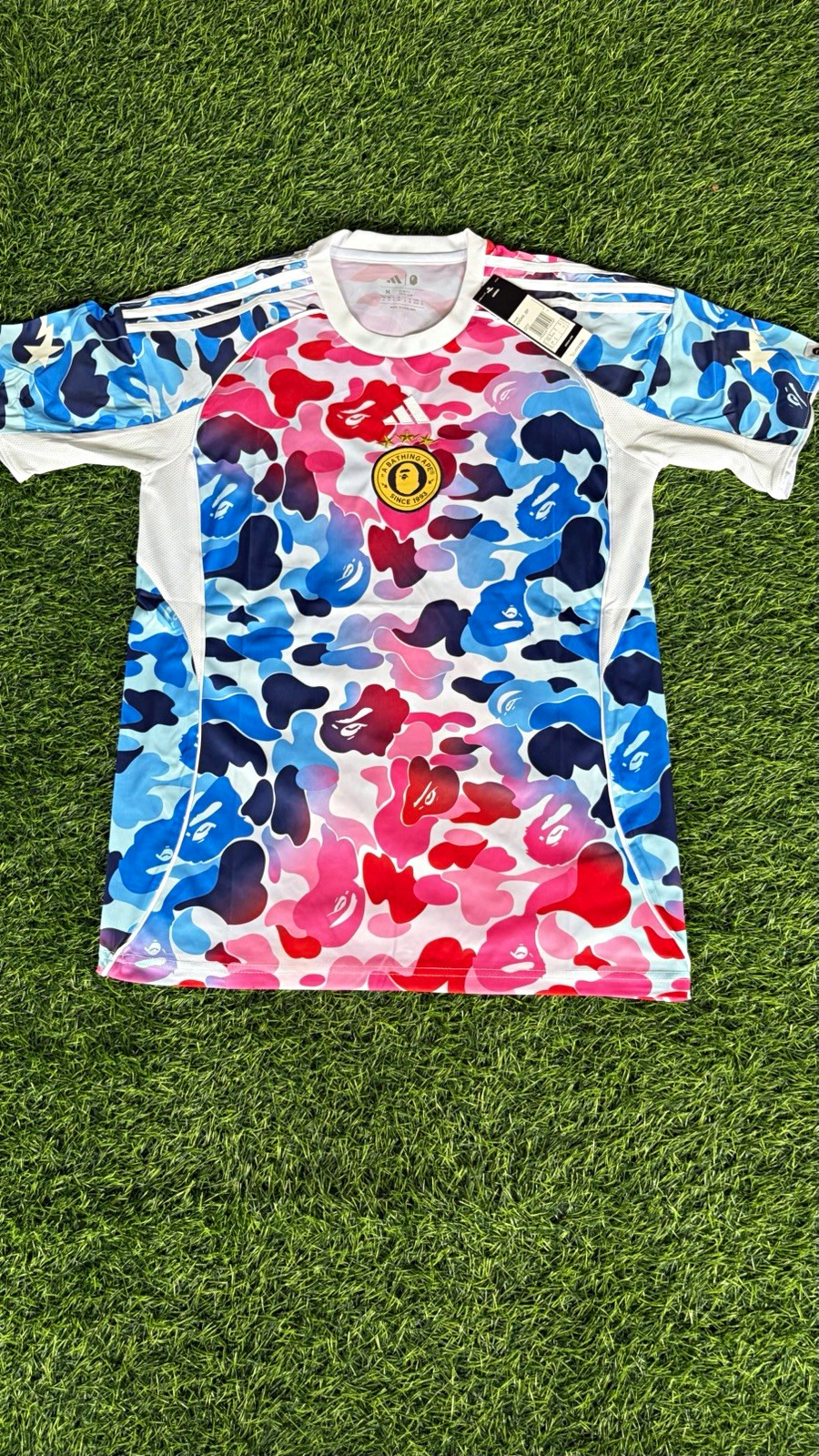 adidas Men\'s MLS Fan Soccer Jersey Multicolor Camo, Size M