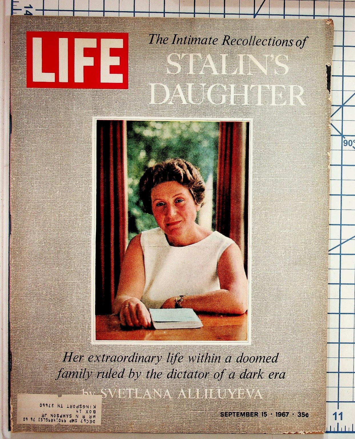 Life Magazine September 15 1967 Stalin\'s Daughter Svetlana Alliluyeva