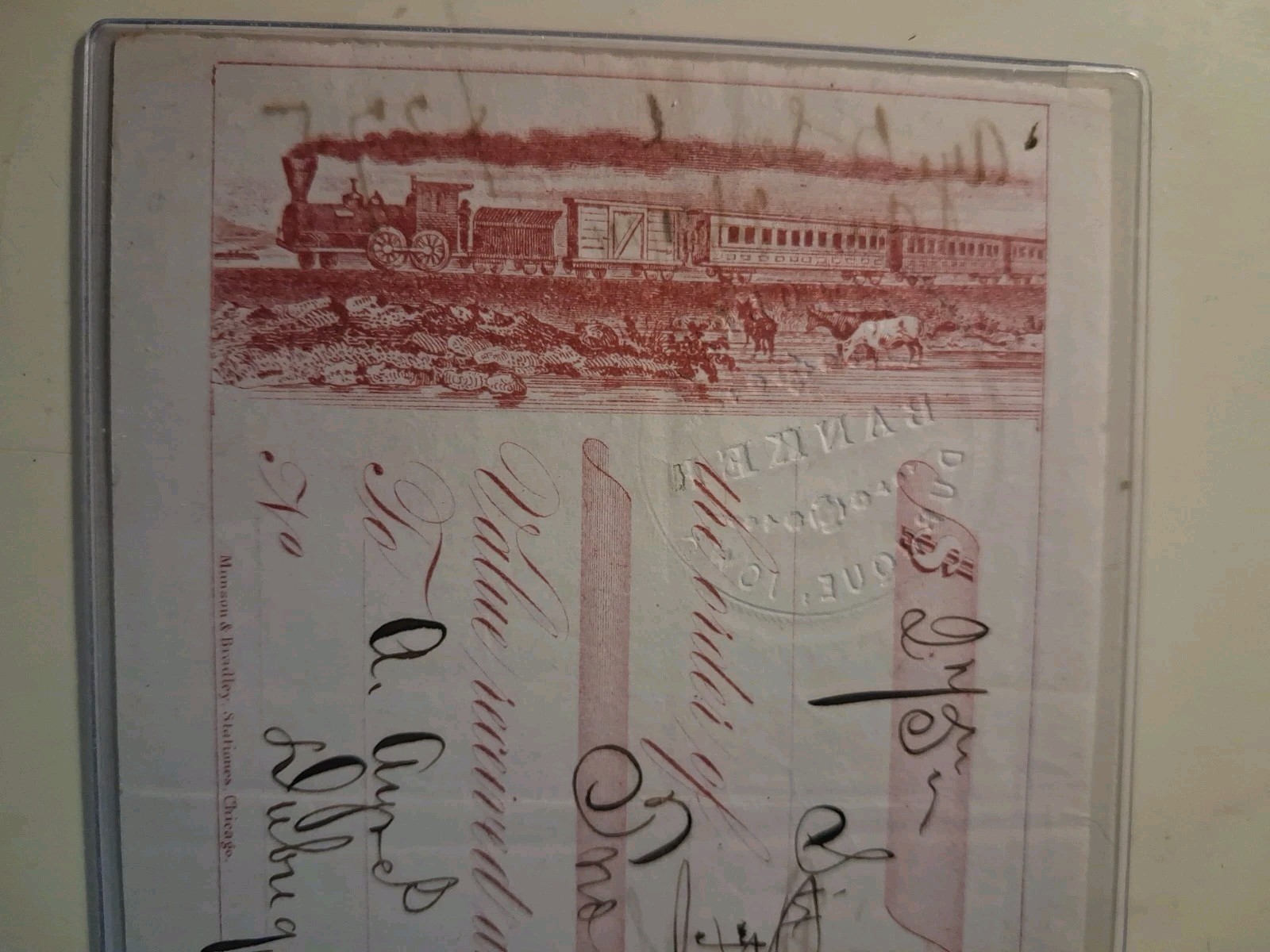 SLING\'S 🪙RARE $275 🪙 1857 Obsolete Promissory Note Chicago, Illinois SLING\'S 🪙RARE $275 🪙 1857 Obsolete Promissory Note Chicago, Illinois