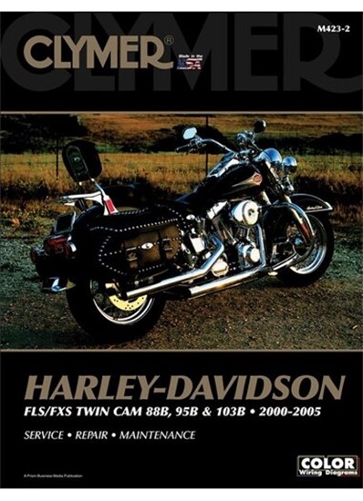 Clymer M423-2 Service Repair Manual For 00-05 Harley Softail FLST 08259