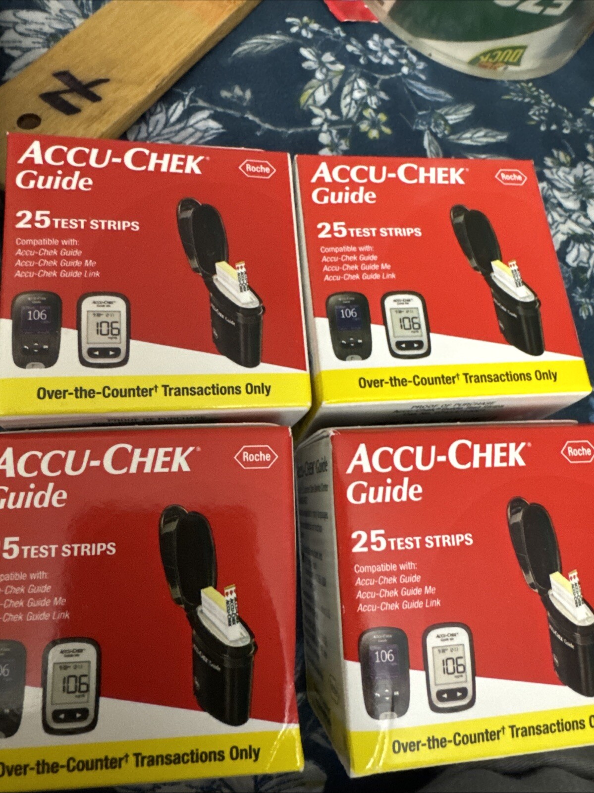 100 ACCU-CHECK Guide Test Strips - newExp 2/2027 Sale 33$