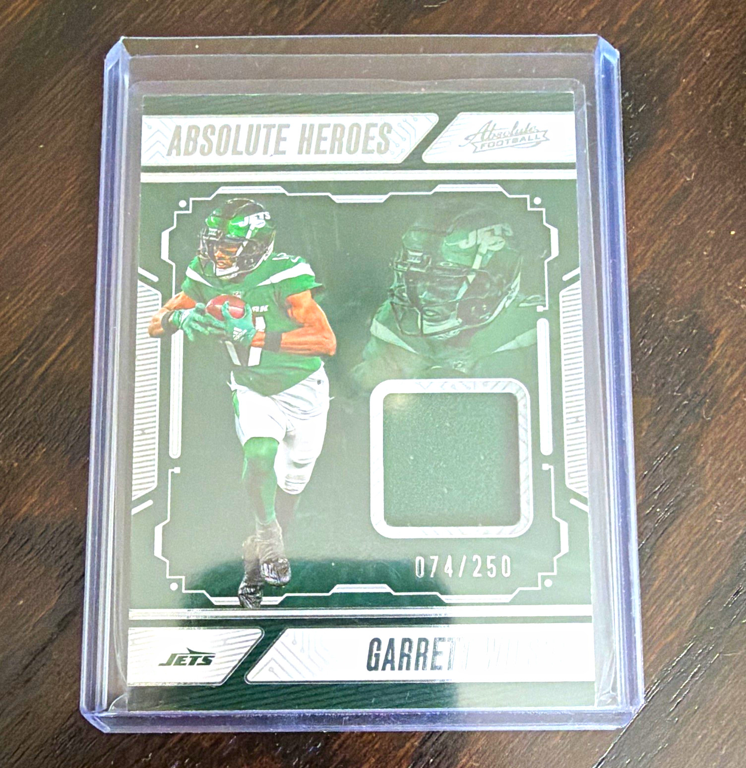 Panini Absolute Garrett Wilson Absolute Heroes Memorabilia AHM-GWN /250
