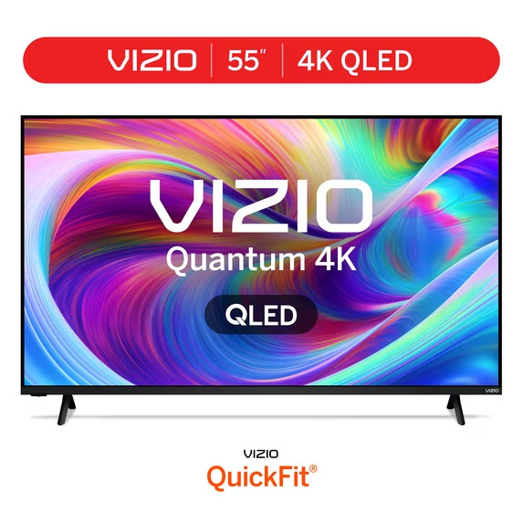 VIZIO 55 in Class Quantum 4K QLED HDR Smart TV, VQD55R-10 Fast Shipping VIZIO 55 in Class Quantum 4K QLED HDR Smart TV, VQD55R-10 Fast Shipping