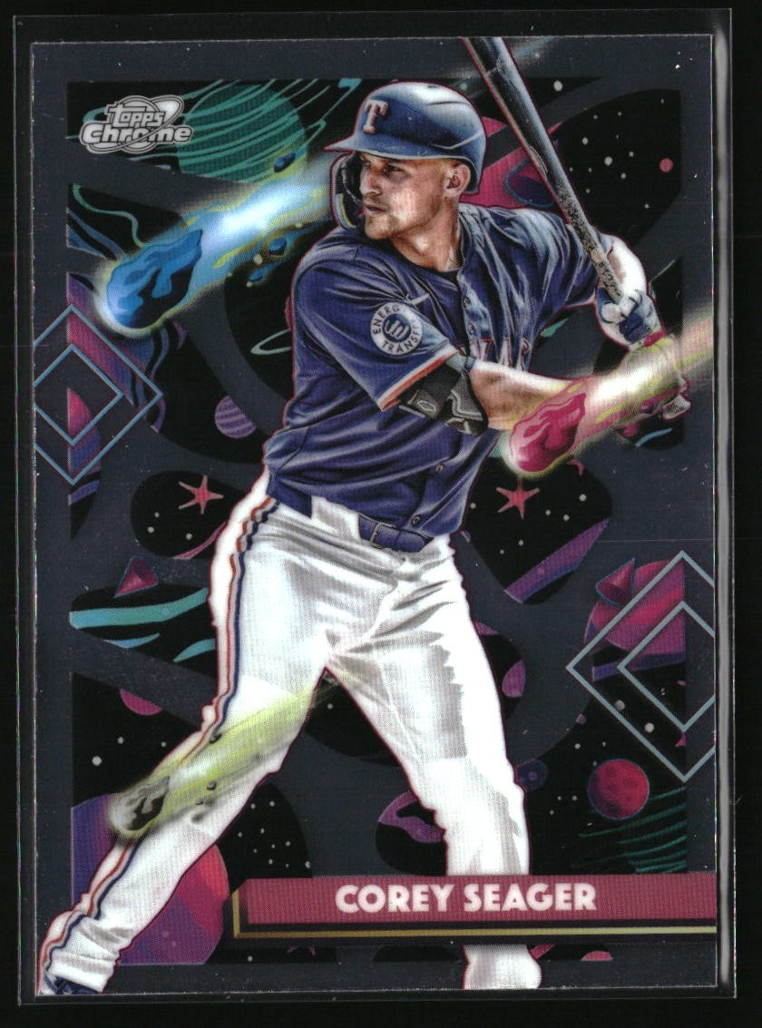 2025 Topps Chrome Cosmic Corey Seager #11 Texas Rangers 2025 Topps Chrome Cosmic Corey Seager #11 Texas Rangers