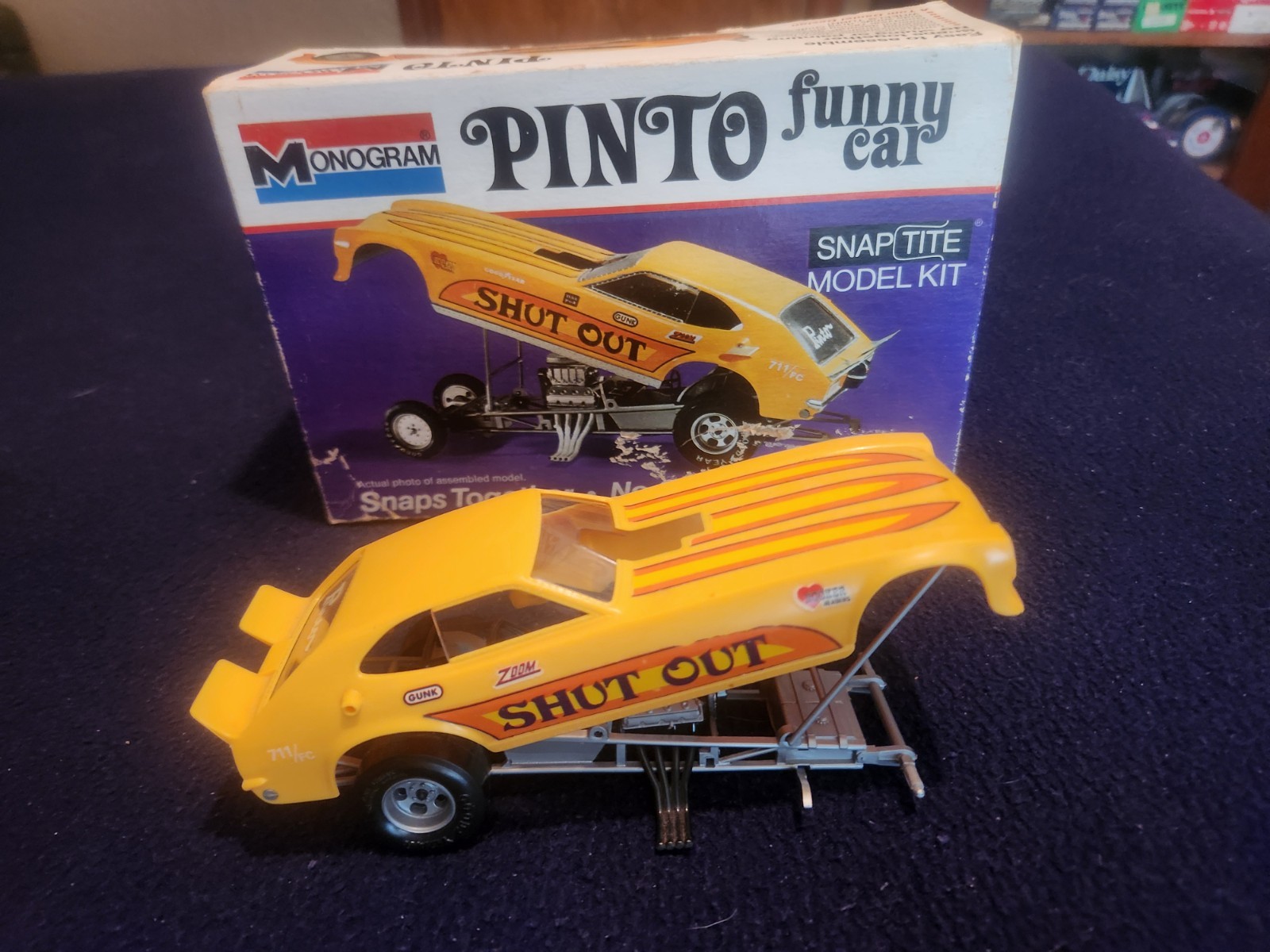 Vintage 1974 Monogram Pinto Funny Car Tom Daniel\'s Not Complete