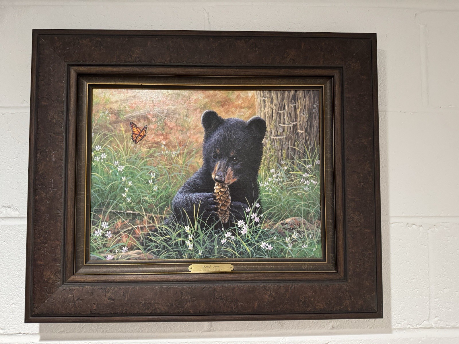 Snack Time Framed Painting By Abraham Hunter Snack Time Framed Painting By Abraham Hunter