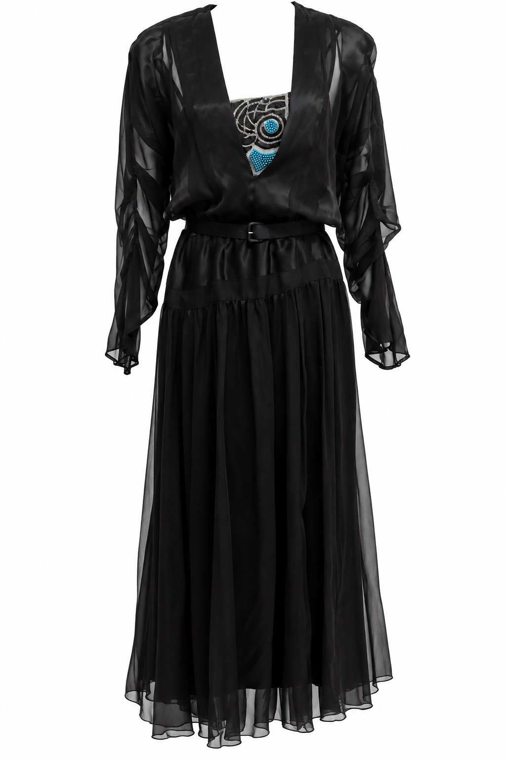 Vintage Sara Fredericks Dress Silk Dress