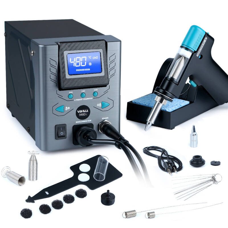 YIHUA 948D-I 110W Desoldering Station Vacuum Desoldering Pump Solder Station Kit YIHUA 948D-I 110W Desoldering Station Vacuum Desoldering Pump Solder Station Kit