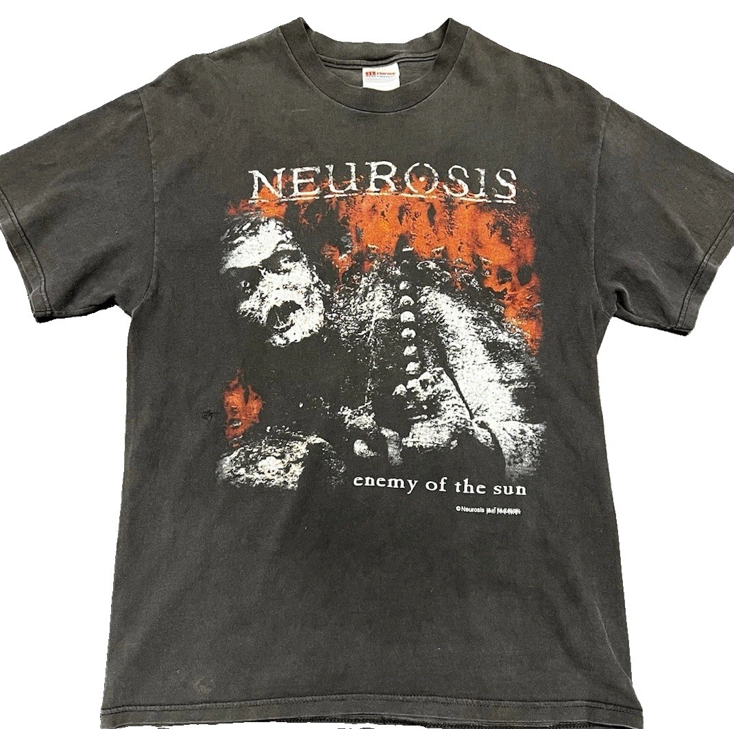 VTG 90’s Neurosis Enemy Of The Sun T-Shirt Size Large Faded VTG 90’s Neurosis Enemy Of The Sun T-Shirt Size Large Faded