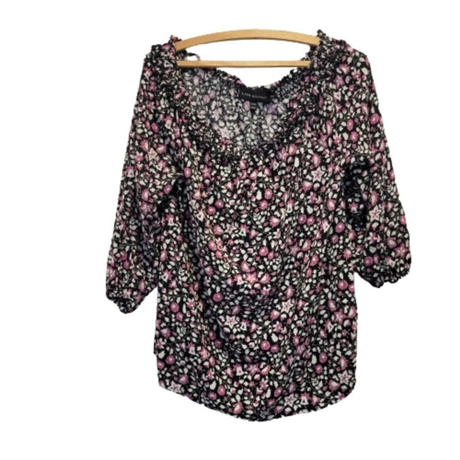 Lane Bryant Plus Blouse Black Size 14 Lane Bryant Plus Blouse Black Size 14