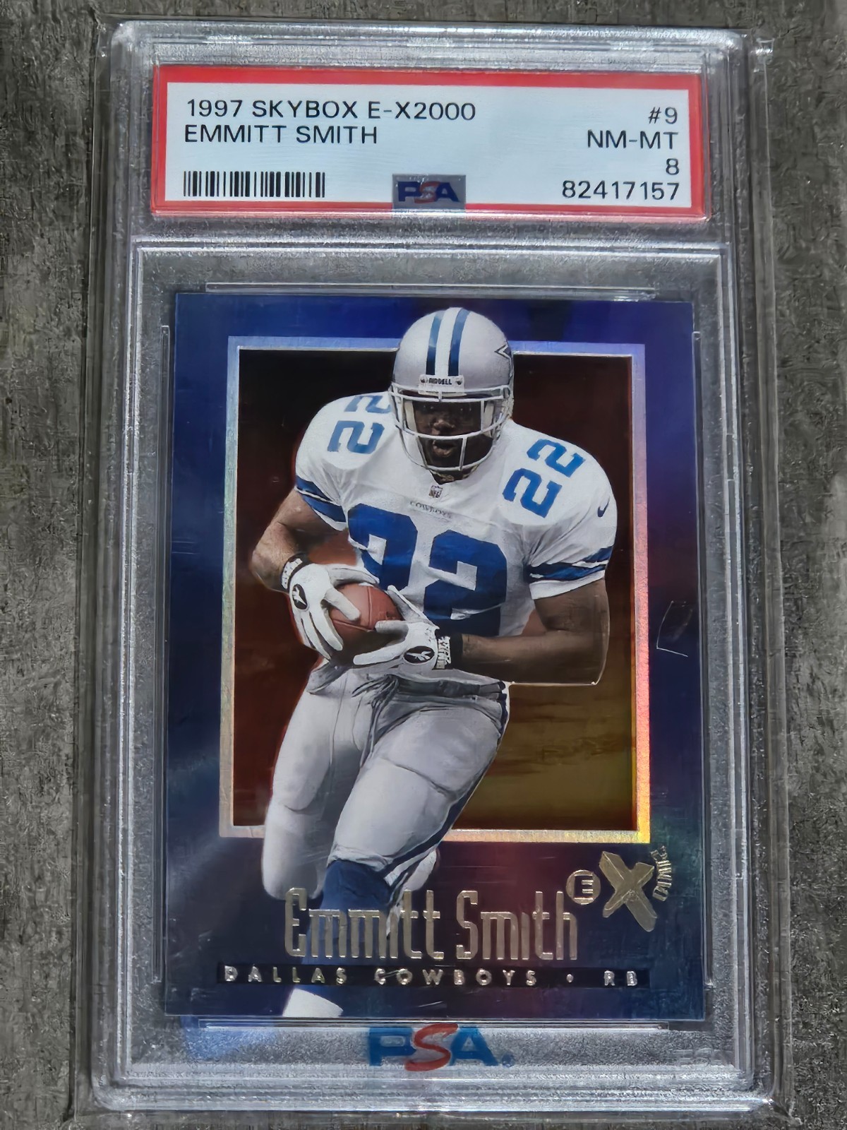 1997 Skybox E-x2000 - Emmitt Smith #9  goat HOF 🔥🔥🔥💥💥💥