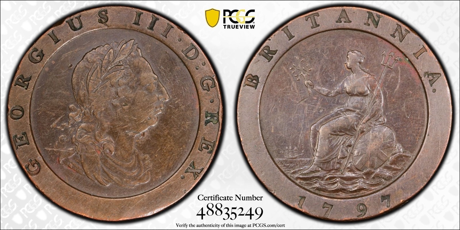 Great Britain Twopence 1797 (Cartwheel) Great Britain Twopence 1797 (Cartwheel)
