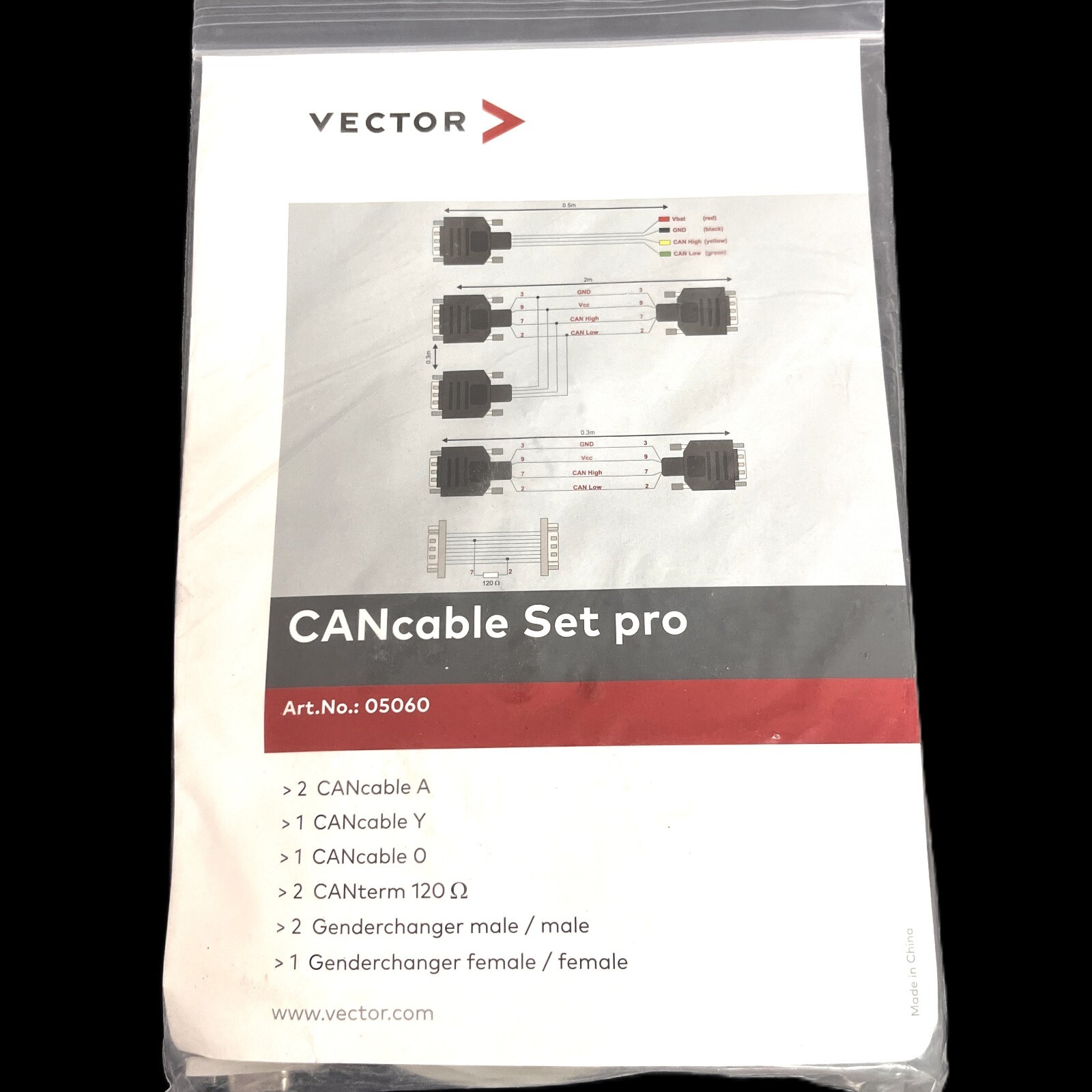 NEW VECTOR CANcable Set pro AtrNo 05060 CANterm NEW VECTOR CANcable Set pro AtrNo 05060 CANterm