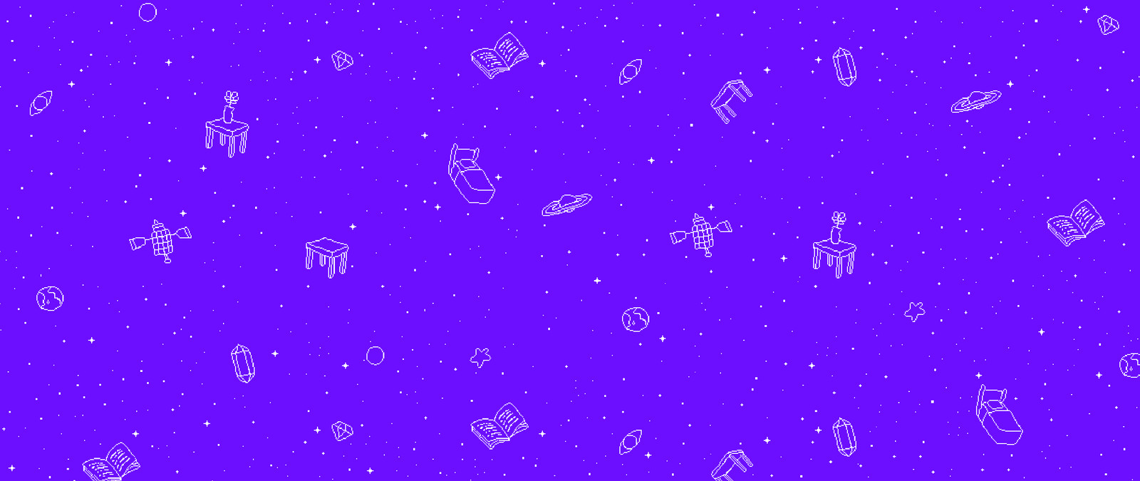 Omori Pixel Art Ultrawide Universe Sky Stars Play Anime Playmat Desk Mat 24x14in