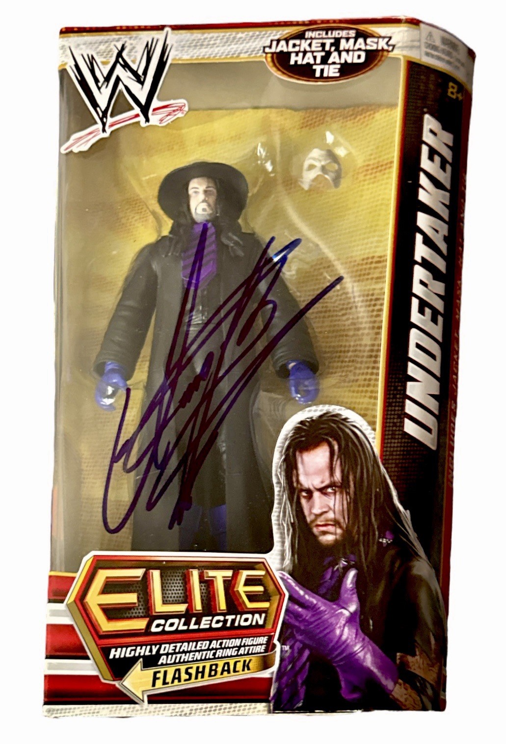 WWE THE UNDERTAKER SIGNED ELITE COLLECTION SERIES 23 WITH JSA COA VERY RARE 2013
