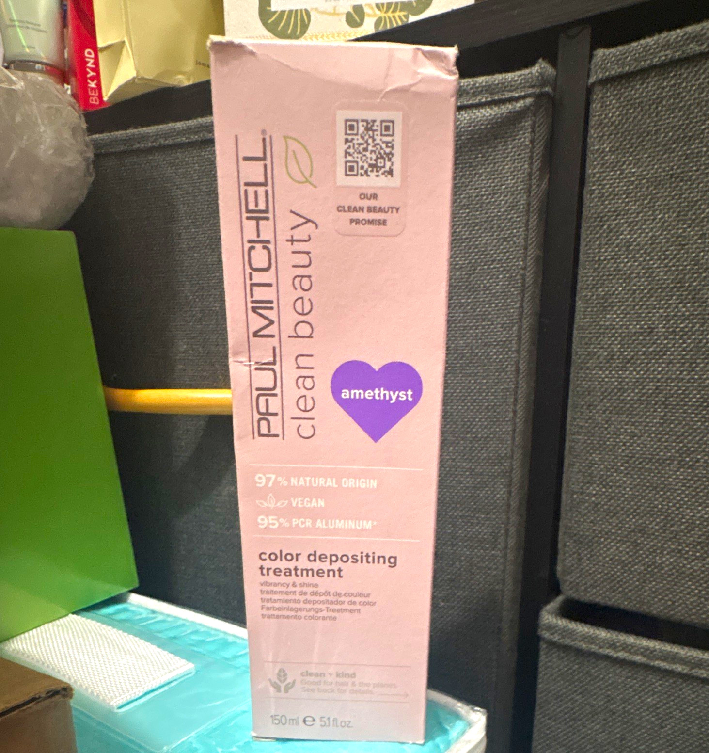 Paul Mitchell Clean Beauty Vegan Color Depositing Treatment Amethyst 5.1 fl oz