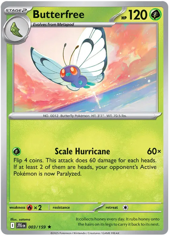 Butterfree - 003/159 - Journey Together - Holo