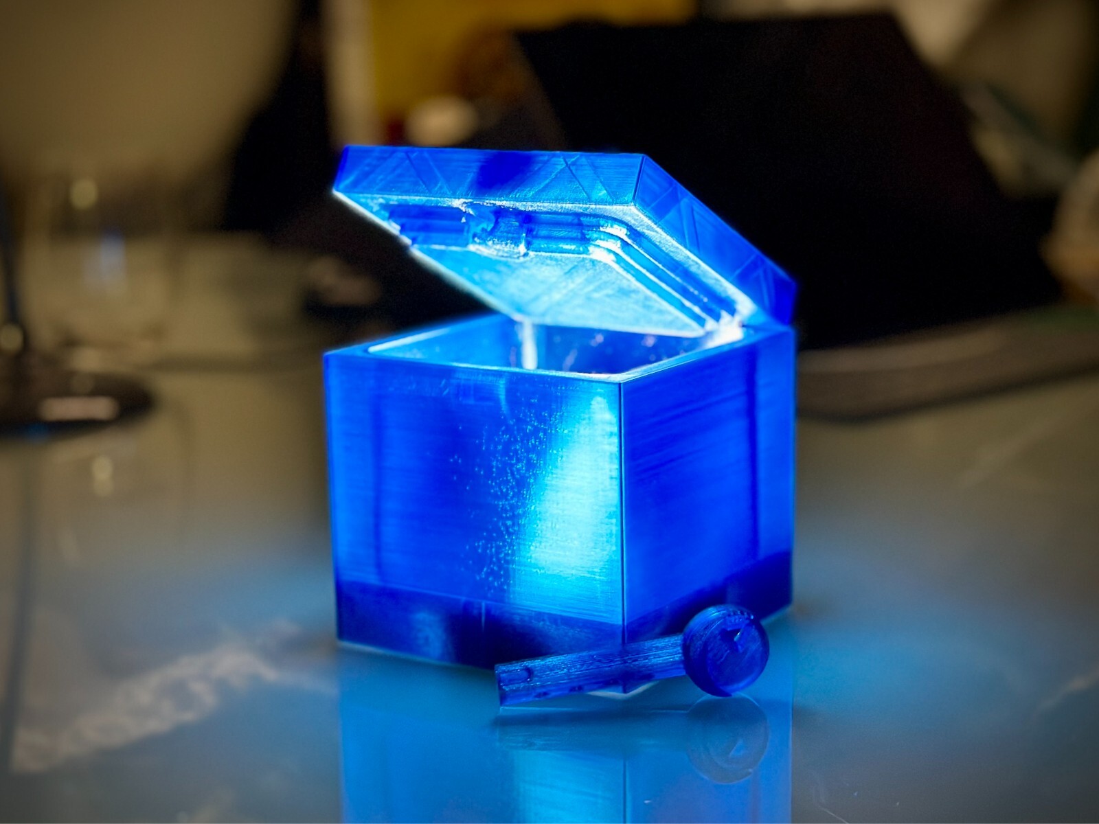 The Blue Box Mulholland Drive - LED lamp -  - David Lynch 