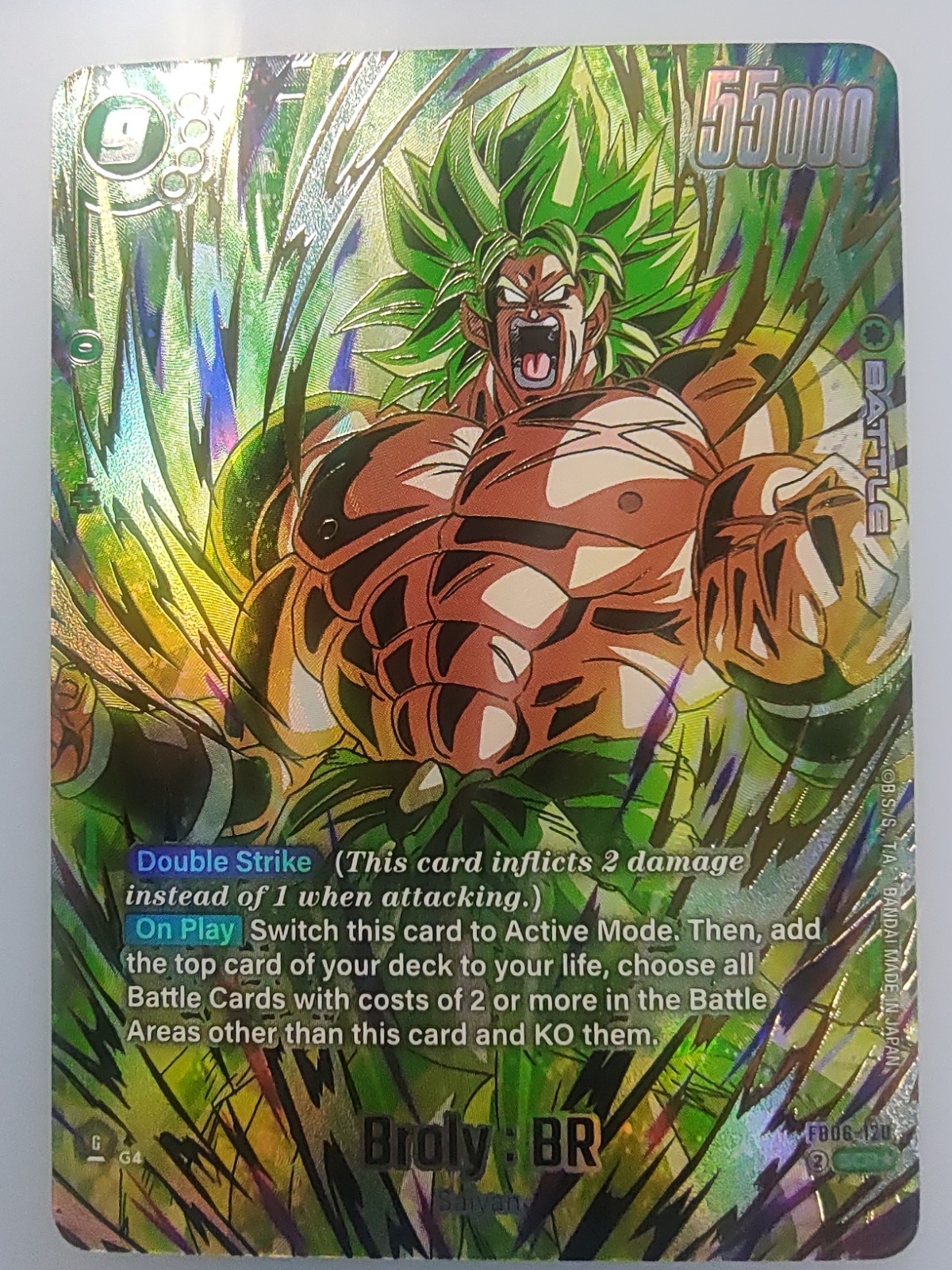 Broly : BR - FB06-120 (Alternate Art) - Rivals Clash (FB06)