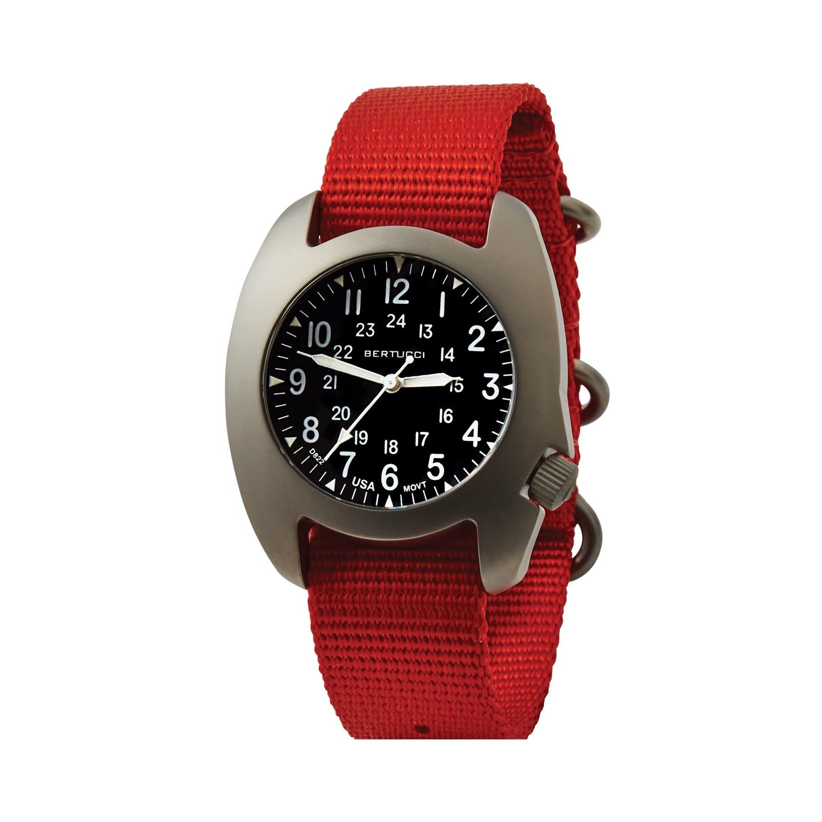 BERTUCCI® 42 mm Titanium Field Watch - D-3T RETROFORM Epic™ - Black d