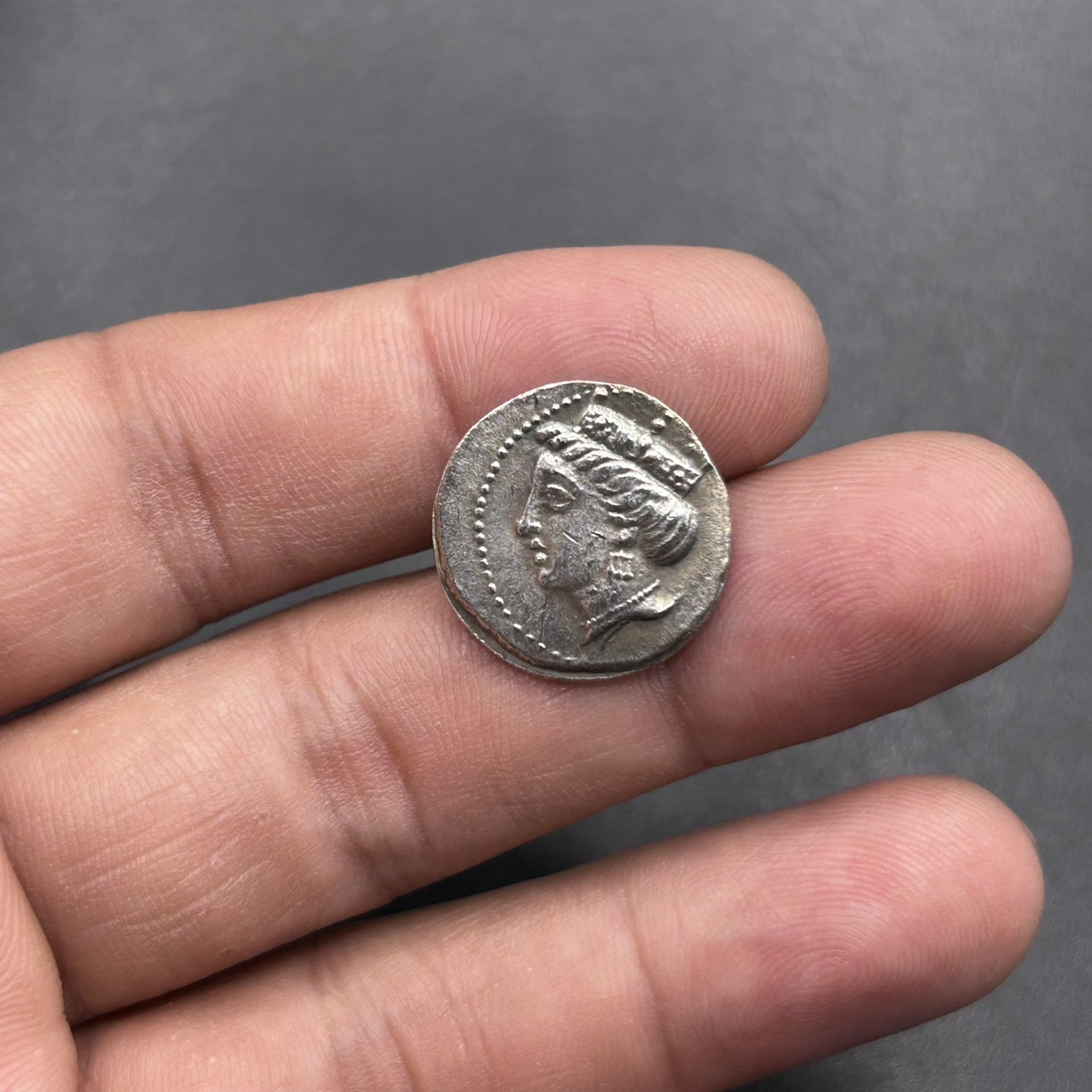 Ancient Greek Solid Bronze Queen And Athens Owl Athena Tetradrachm Coin Ancient Greek Solid Bronze Queen And Athens Owl Athena Tetradrachm Coin