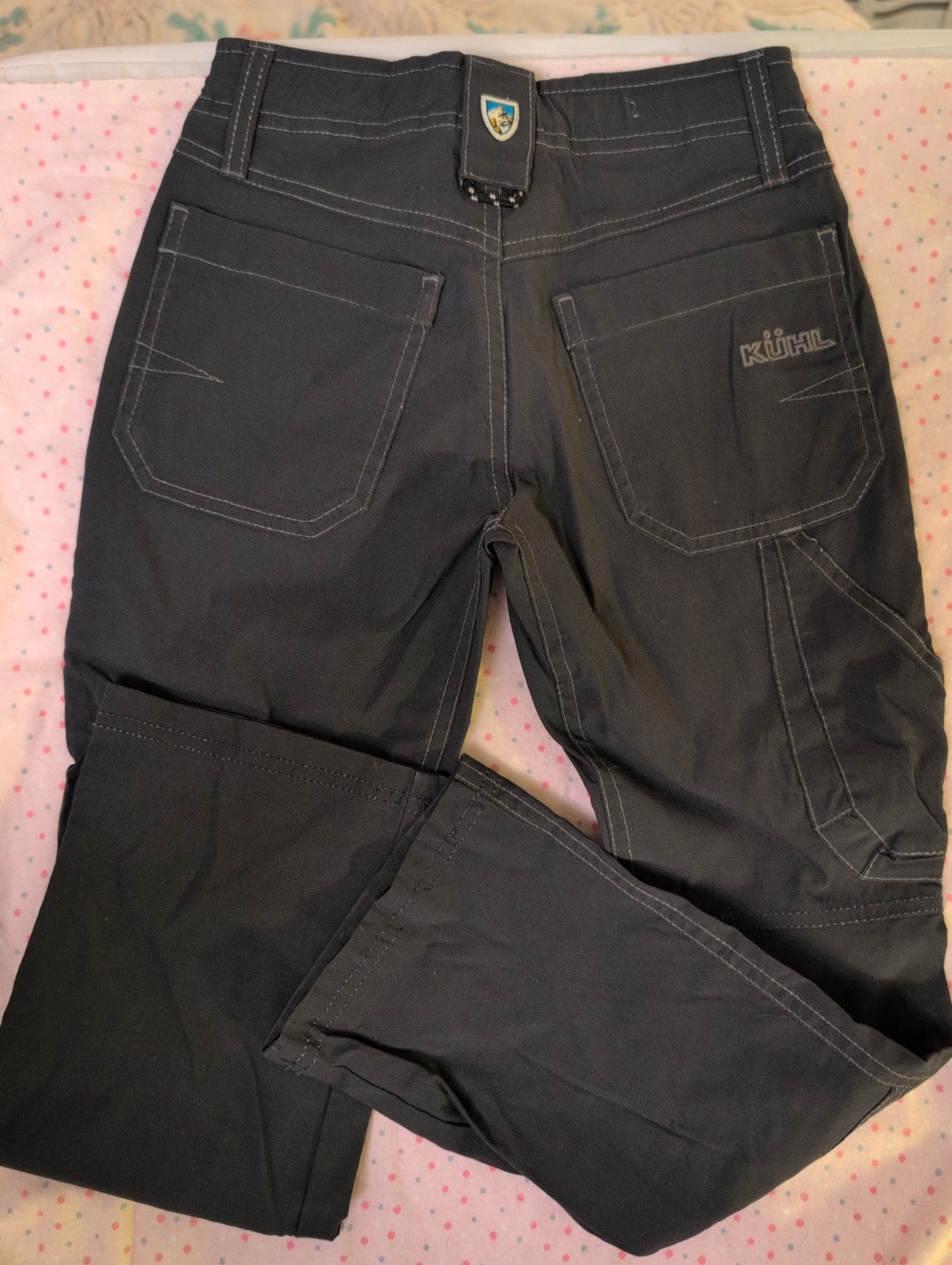 Kuhl Dark Gray XS Boys Pants 5/6 adjustable waist Kuhl Dark Gray XS Boys Pants 5/6 adjustable waist