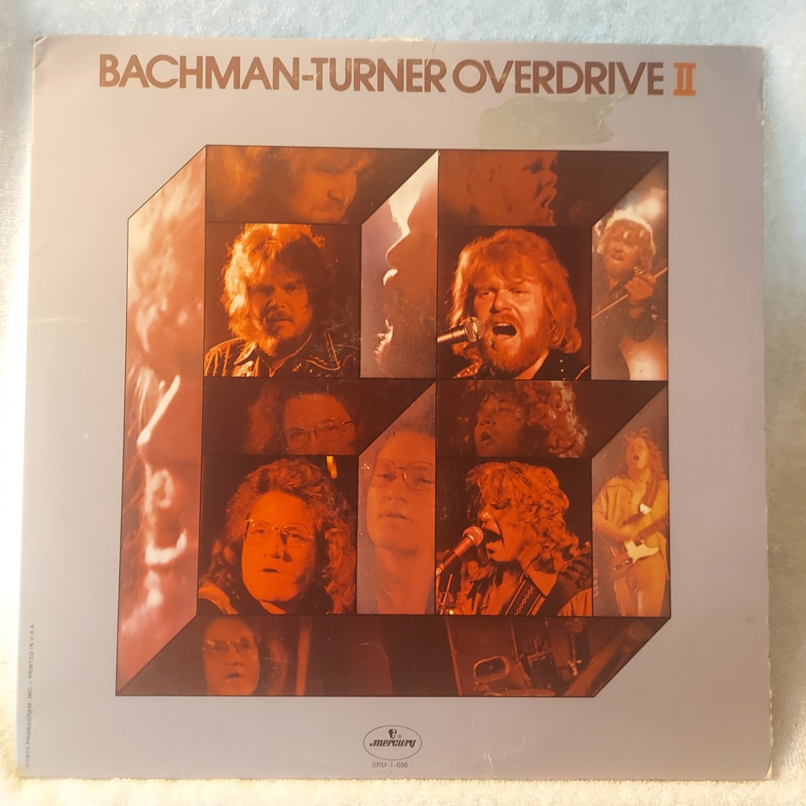 Bachman-Turner Overdrive II/Vinyl LP Record/1973 SRM-1-696/FAST,FREE SHIP/G+/G+ Bachman-Turner Overdrive II/Vinyl LP Record/1973 SRM-1-696/FAST,FREE SHIP/G+/G+