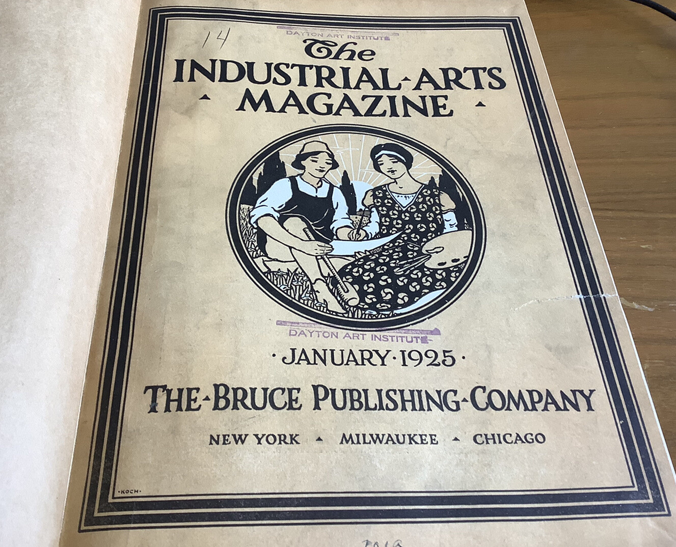 Industrial-Arts Magazine bound V 14 1925