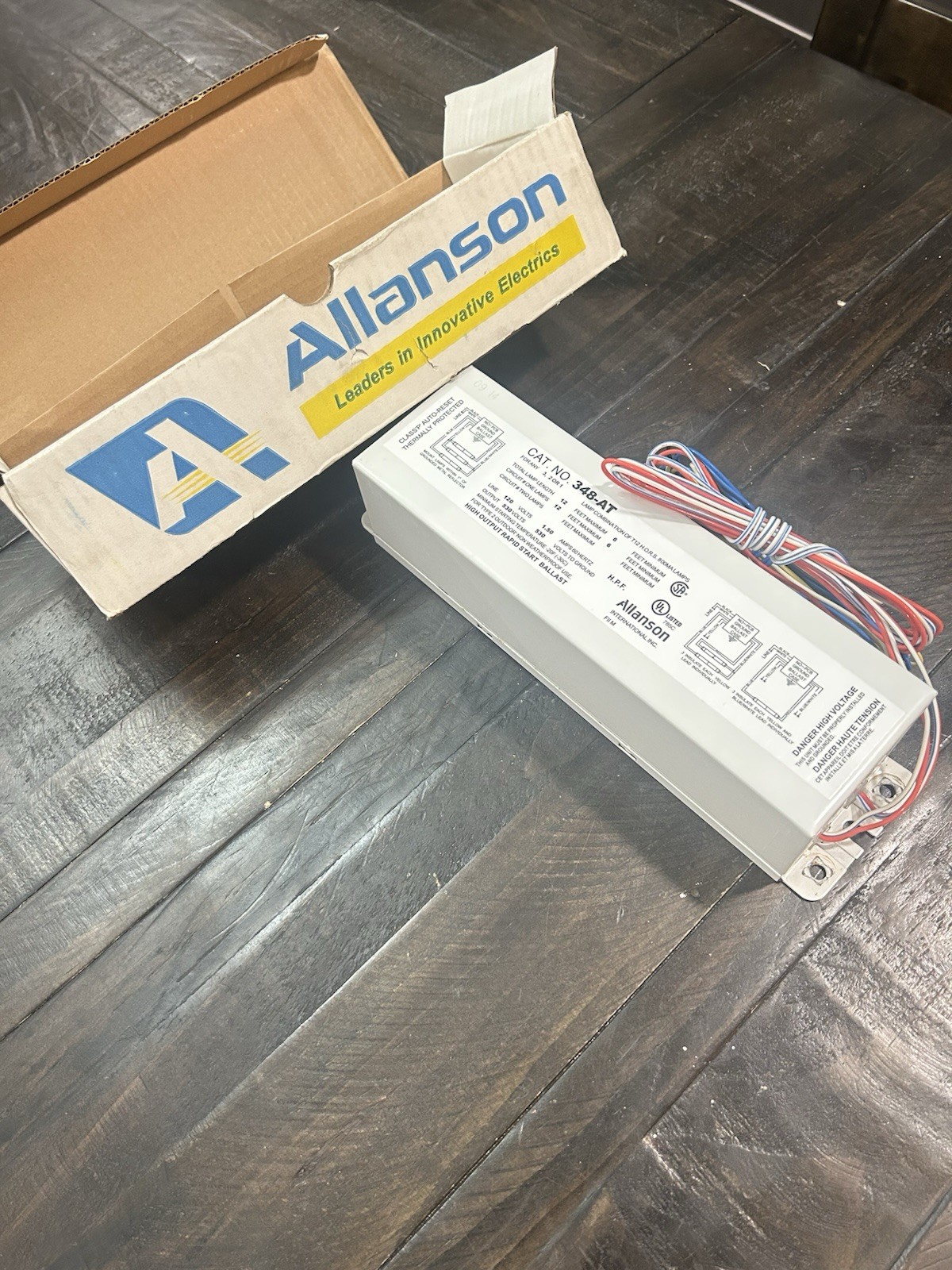 Allanson 348-AT 120V Magnetic Sign Ballast (Brand New)