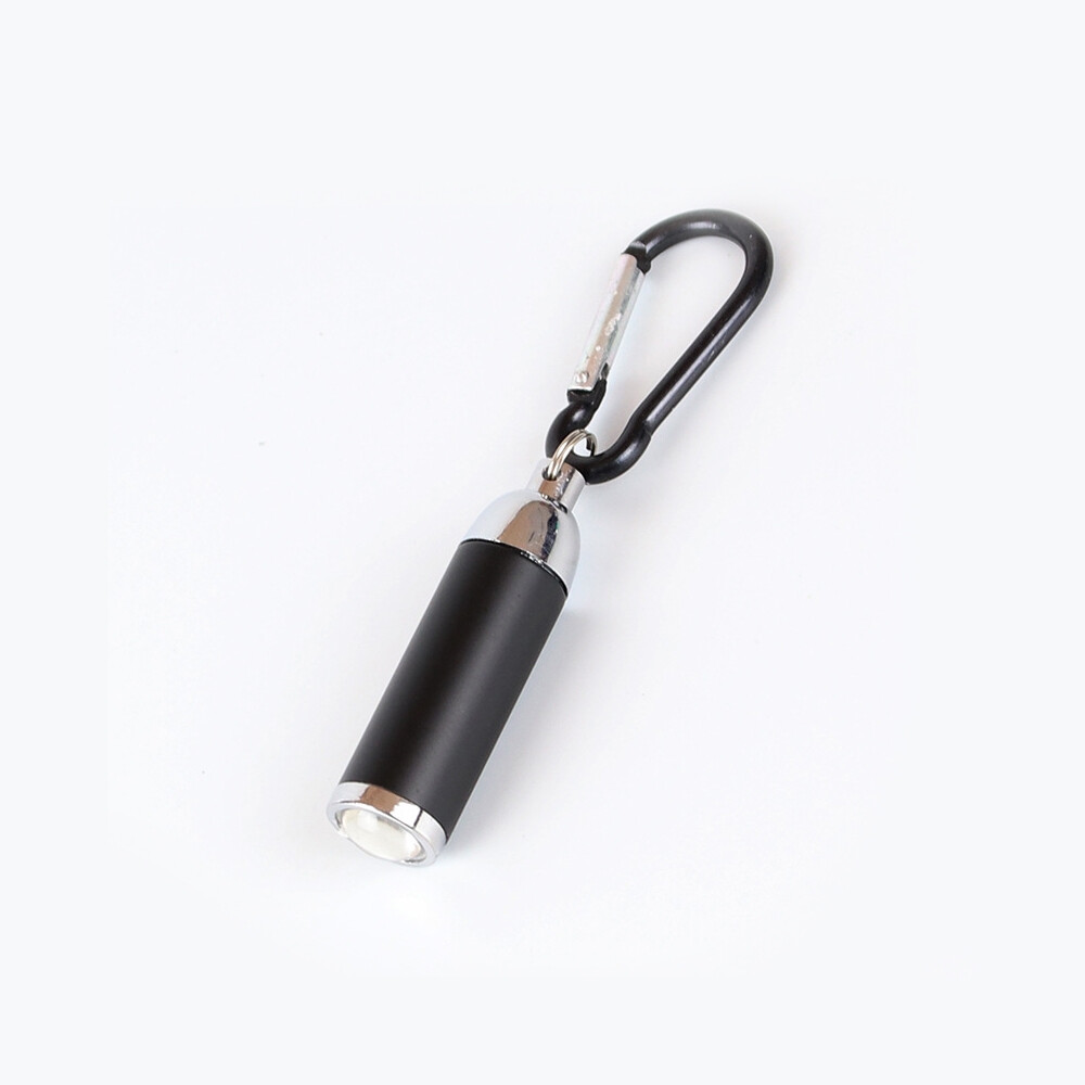 1x Mini LED Torch Flashlight Camping small Compact portable Keyring carabiner