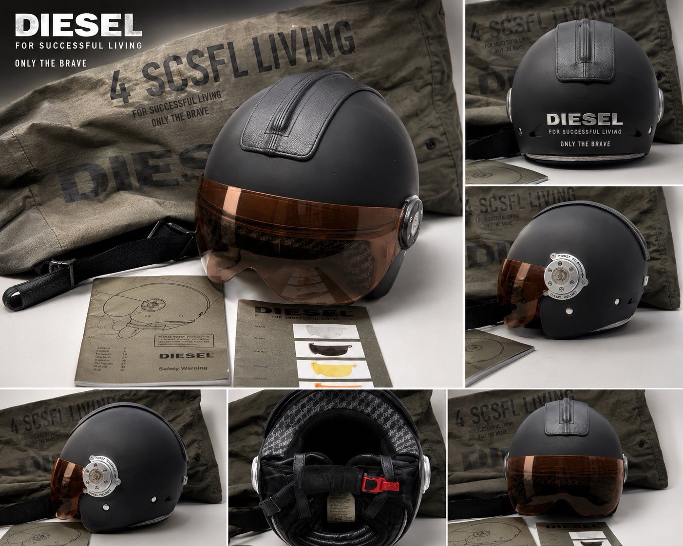 AGV Diesel Mowie Helmet Size XL Black