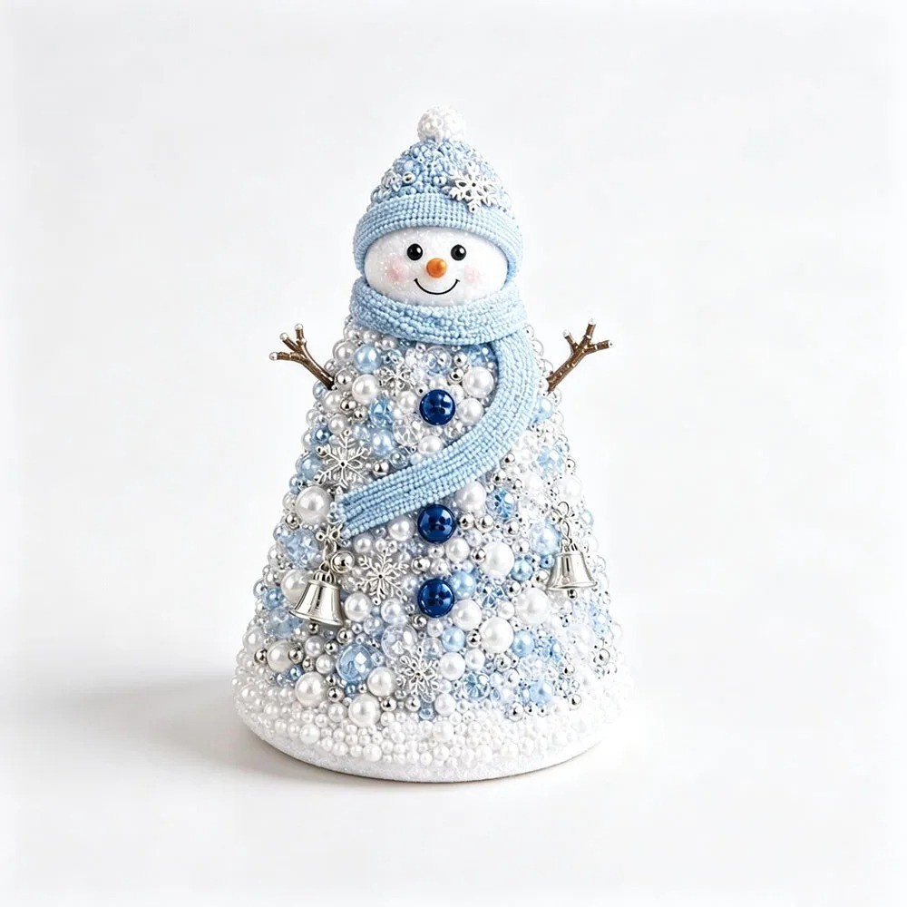DIY Beaded Christmas Tree Craft Kit Adults Handmade Holiday Christmas Decor Gift