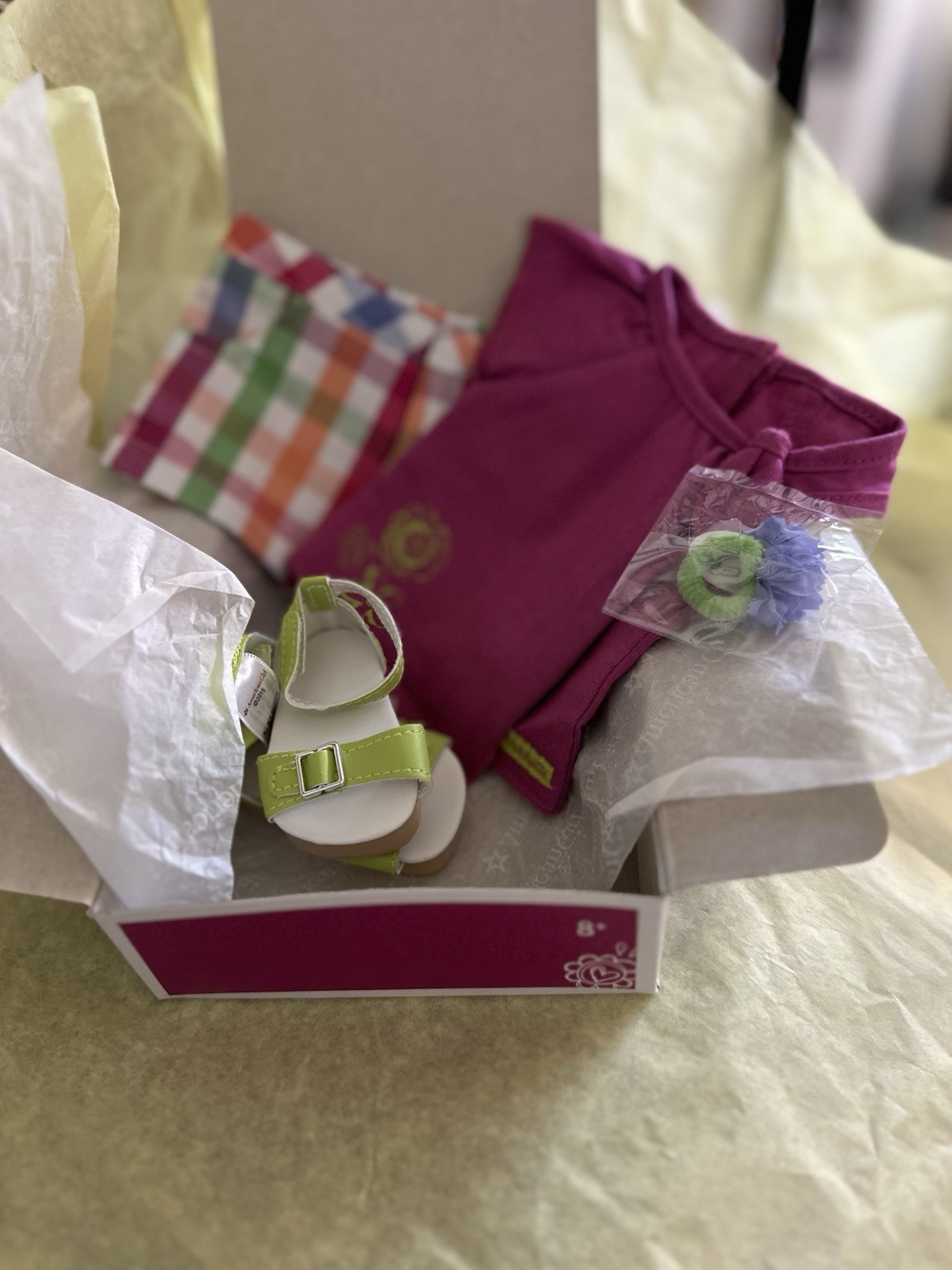 American Girl Doll Sunshine Garden Outfit NEW Summer Shorts