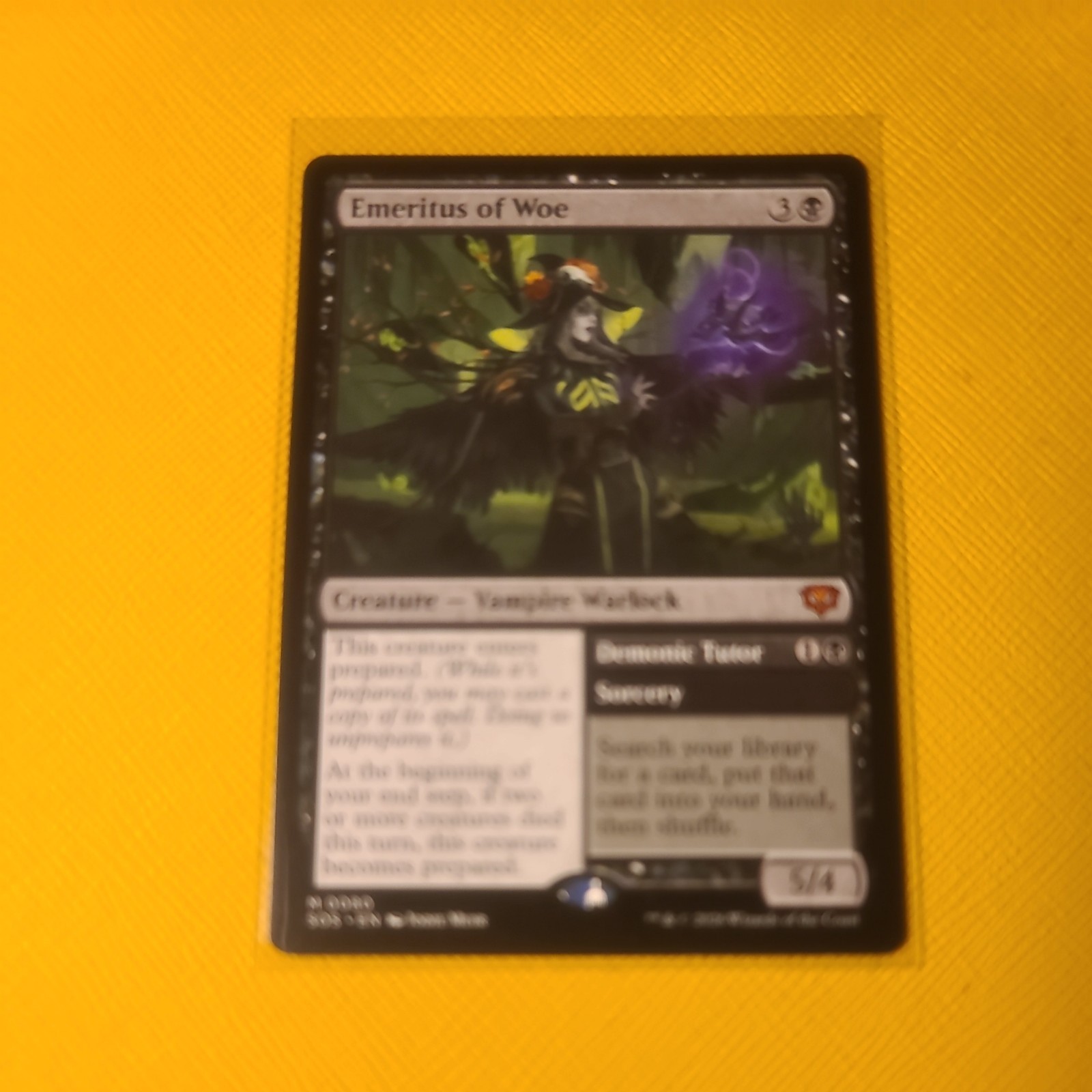 1x Emeritus of Woe - Promo Pack: Secrets of Strixhaven Mythic MTG NM 1x Emeritus of Woe - Promo Pack: Secrets of Strixhaven Mythic MTG NM