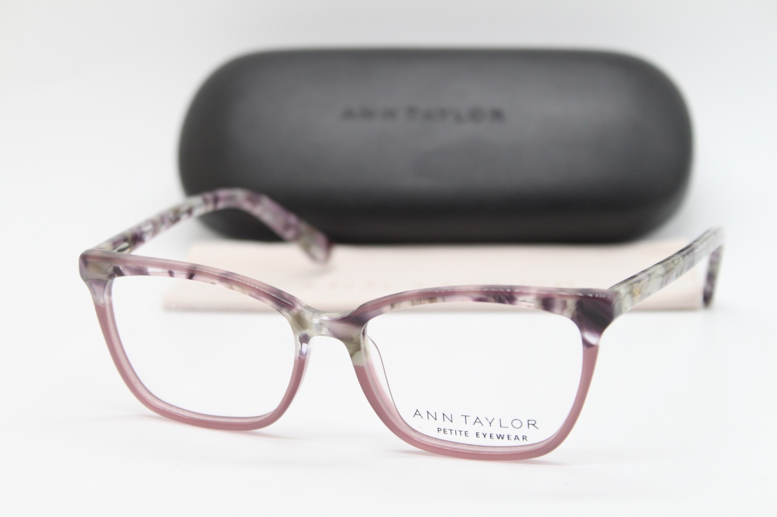 NEW ANN TAYLOR PETITE ATP812 C03 PINK PURPLE AUTHENTIC EYEGLASSES W/CASE 50-15