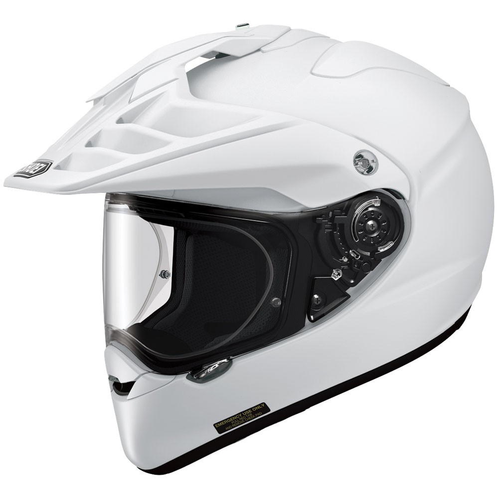 Shoei Hornet X2 Adventure Motorcycle Helmet Medium White