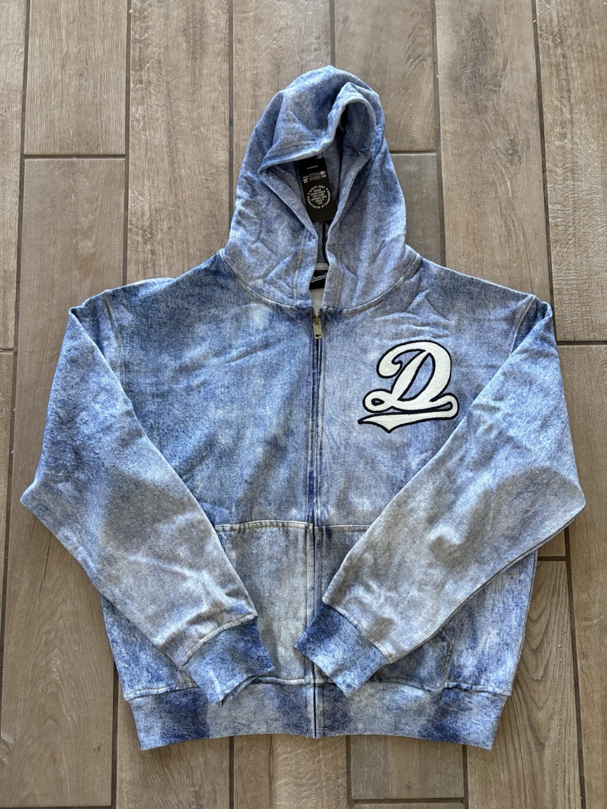 J Cole Dreamville Denim Hoody - Size Large J Cole Dreamville Denim Hoody - Size Large