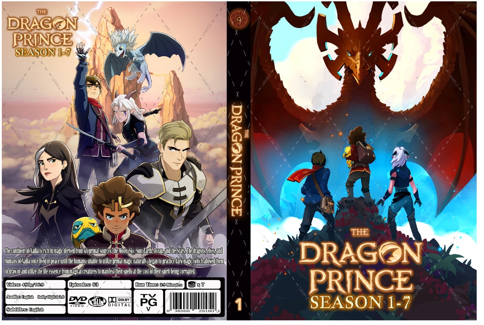 The Dragon Prince Animated Series Season 1-7 Episodes 1-63 English Audio The Dragon Prince Animated Series Season 1-7 Episodes 1-63 English Audio