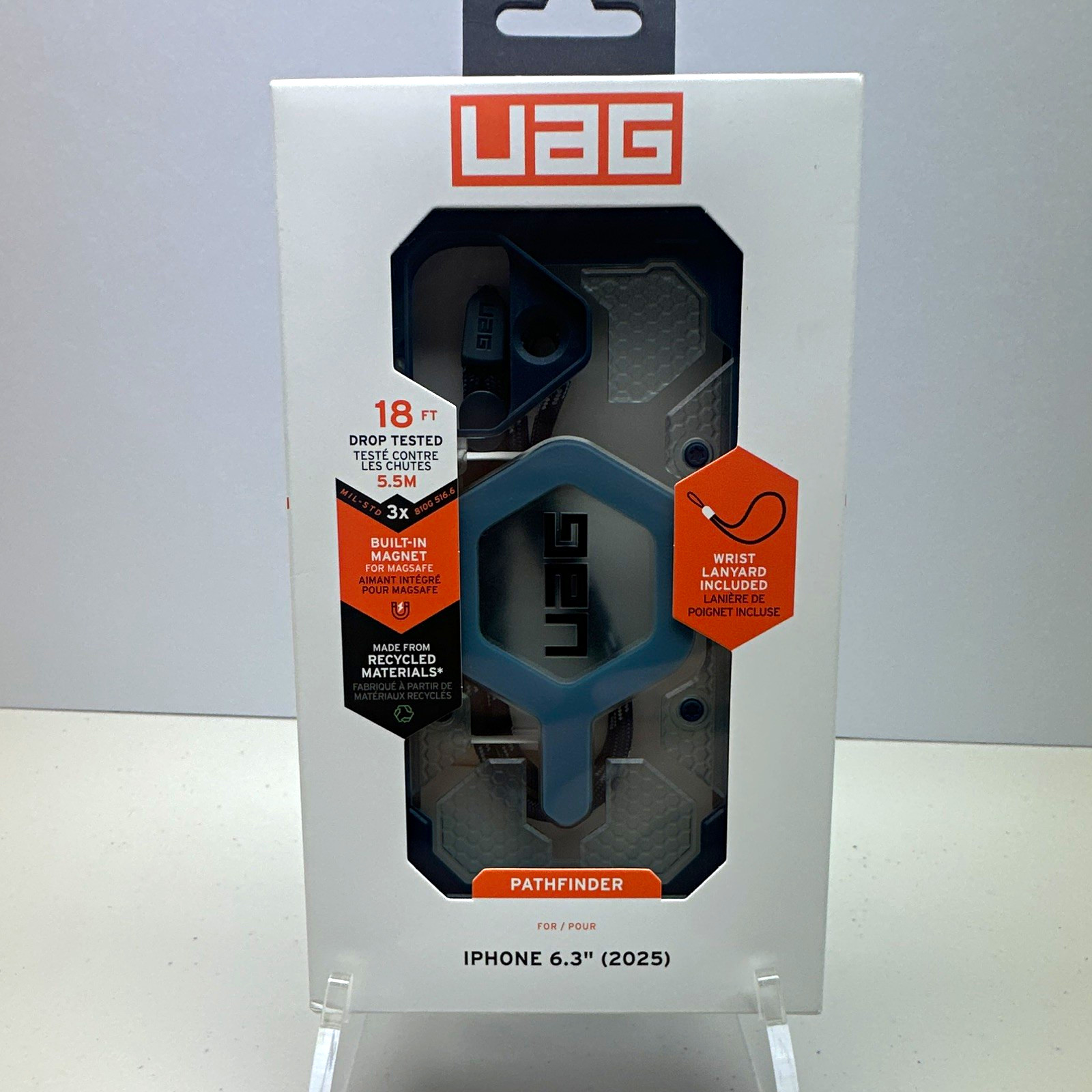 UAG Pathfinder MagSafe Case iPhone 17 Rugged Military Protective Cover blue NIB