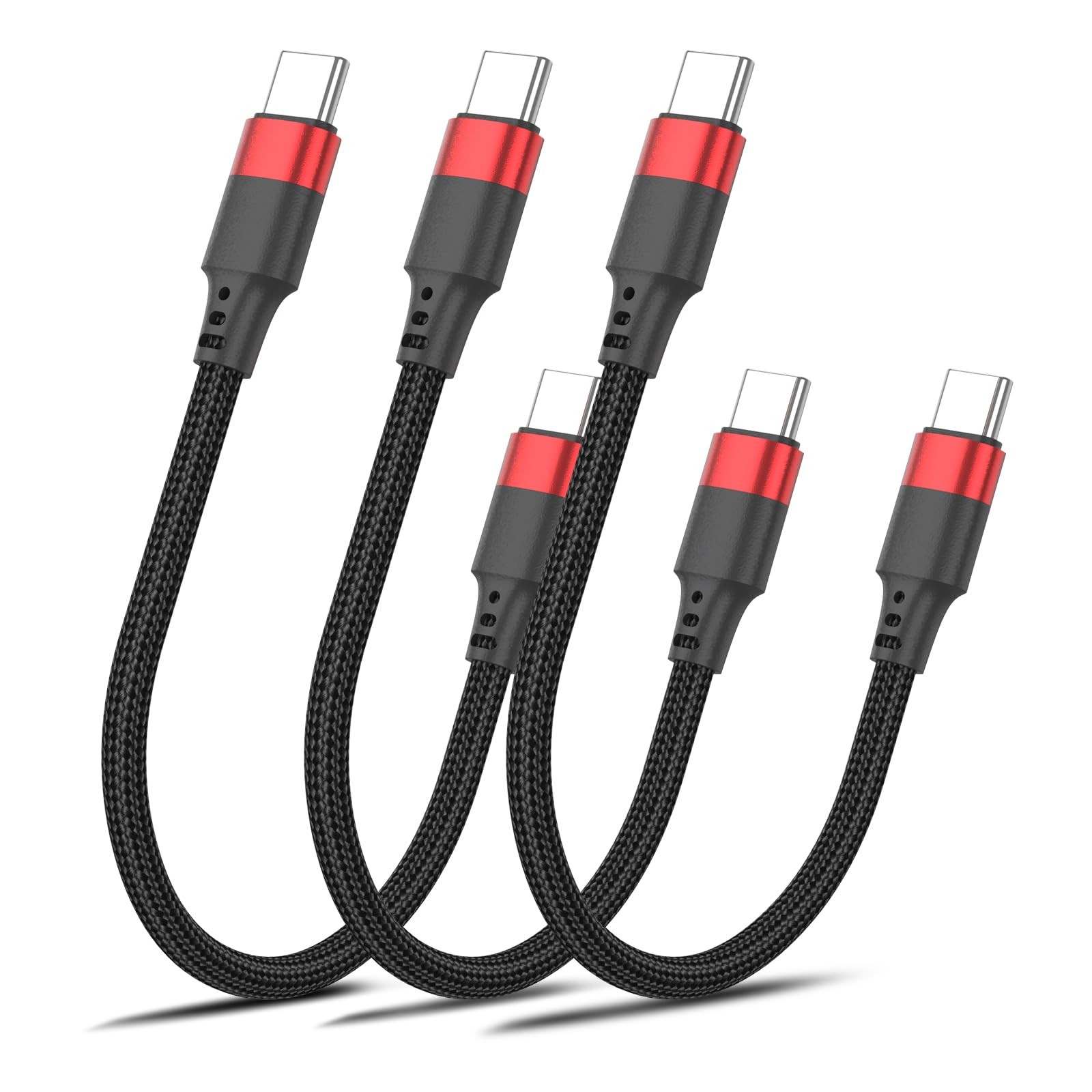 6 Inch USB C to USB C Cable , 3 Pack Short Fast Charging Cord Type C, 0.5 ft .. 6 Inch USB C to USB C Cable , 3 Pack Short Fast Charging Cord Type C, 0.5 ft ..